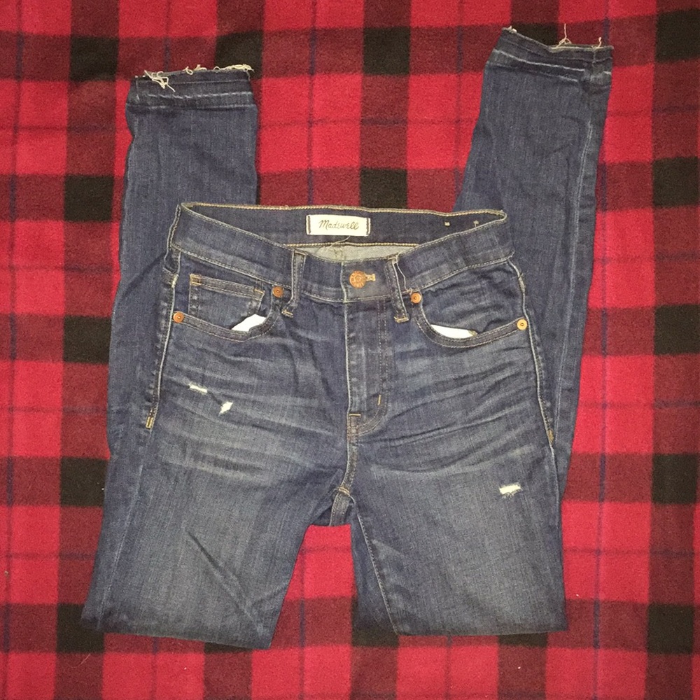 Madewell 9” high riser skinny skinny jeans